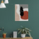 Moderne Terracotta Abstrakt Botanische Landschaft Poster (Living Room 1)
