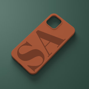 Moderne Terracotta erste minimale zeitgenössische Case-Mate iPhone 14 Hülle