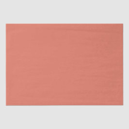 Moderne Terracotta Schlichte Solid Color Seidenpapier