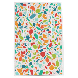 Moderne Terrazzo Architektur Designer Farbenfroh Mittlere Geschenktüte