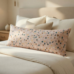 Moderne Terrazzo-Muster Soft Neutral Seitenschläferkissen