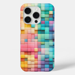 Moderne Texturierte Pastell-Block-Handyhülle - Bun Case-Mate iPhone Hülle