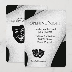 Moderne Theatereinladung Einladung