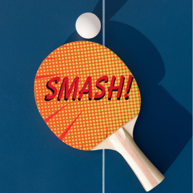 Moderne Tischtennis Smash Red Color Schläger (personalized ping pong paddle)