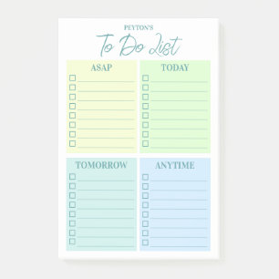 Moderne To-Do-Liste Post-it Klebezettel