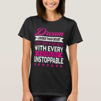 Moderne Traum-Typografie T-Shirt