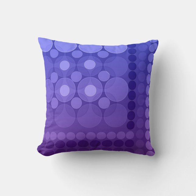 Moderne Traumbubbles Lila Cushions Kissen (Vorderseite)