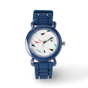 Moderne, trendige, einfache, lustige geometrische  armbanduhr