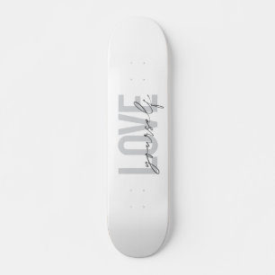 Moderne, trendige, einfache, urbane Liebe Sie selb Skateboard