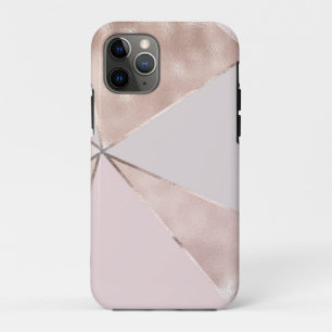 Moderne trendige feminine Triangle Blush Textur Case-Mate iPhone Hülle