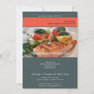 MODERNE TRENDIGE FOTO GRAUE WORKSHOP-VERANSTALTUNG EINLADUNG