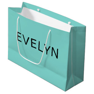 Moderne trendige große Geschenktasche mit personal Geschenktüte