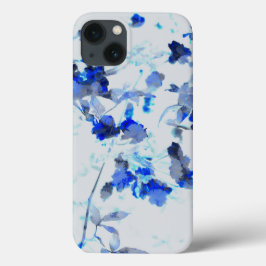 Moderne, trendige Kunst des Blumenmusters / Blume Case-Mate iPhone Hülle