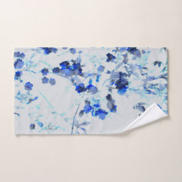 Moderne, trendige Kunst des Blumenmusters / Blume Handtuch