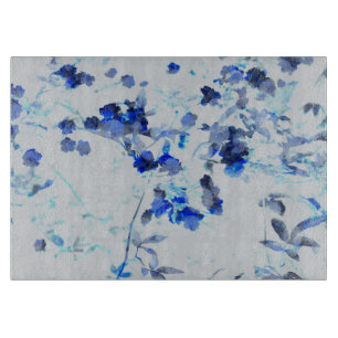 Moderne, trendige Kunst des Blumenmusters / Blume Schneidebrett