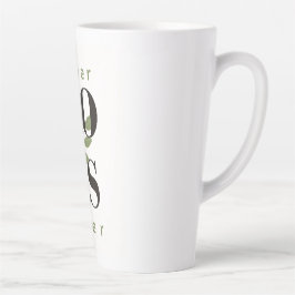 Moderne, trendige Latte-Tasse zum besten Boss alle Milchtasse