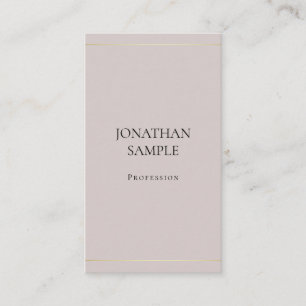 Moderne trendige minimalistische Gestaltung elegan Visitenkarte