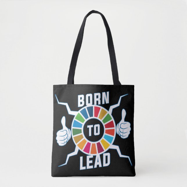 Moderne, trendige Motivierend Inspirationsgeschenk Tasche (Vorderseite)