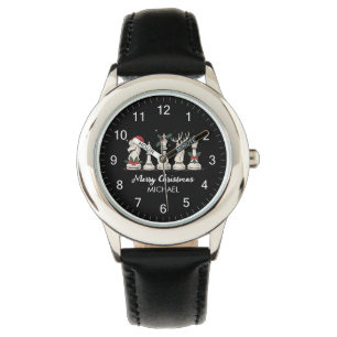 Moderne trendige personalisierte Schachfiguren Wei Armbanduhr