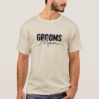 Moderne trendige Trauzeugen T-Shirt