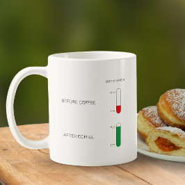 Moderne, trendige Vor/Nachbar-Kaffeeenergie Kaffeetasse