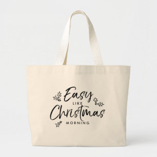 Moderne trendige Weihnachts-Fun Quote Texte Spaß P Jumbo Stoffbeutel