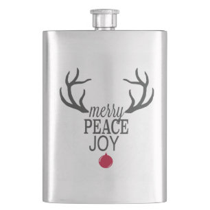 Moderne Trends Weihnachtsrinder Flachmann