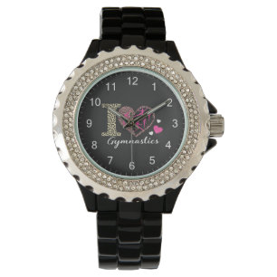 Moderne Trendsetter Niedlich I Liebe Gymnastik Leo Armbanduhr
