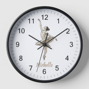 Moderne Trendy Ballerina Ballett Tanz Personalisie Uhr
