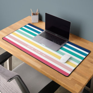 MODERNE TRENDY coloré pastel rayé motif
