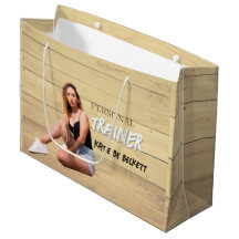Moderne trendy Foto eines persönlichen Fitnesstrai