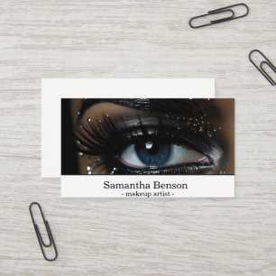 Moderne Trendy Makeup Artist Visitenkarte