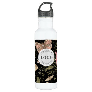 Moderne trendy Wildblumen Botanische Florale Monog Edelstahlflasche