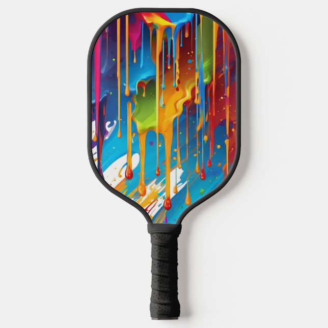 Moderne Tropffarbe Pickleball Schläger (Vorderseite)