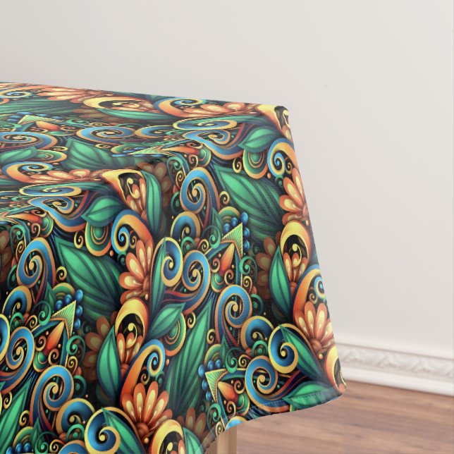 Moderne Tropical Abstrakt Tableclough Tischdecke (Beispiel)