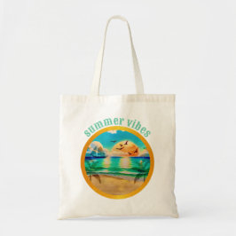 Moderne Tropical Beach Palm Bäume Sonnenuntergang Tragetasche