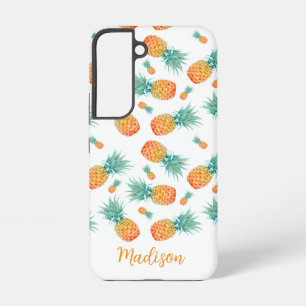 Moderne tropische botanische Ananas Samsung Galaxy Hülle