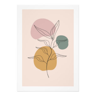 Moderne tropische Wand Fotodruck