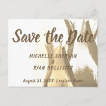 Moderne Tulip Wedding Floral Save the Date