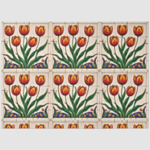 Moderne Tulissen Schöne Sammlung Seidenpapier