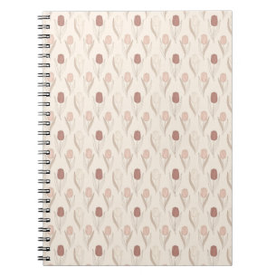Moderne Tulpen-Blumenmuster Notizblock