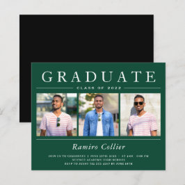 Moderne Typografie 3 Foto Abschluss Celebration