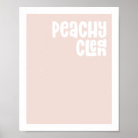 Moderne Typografie Badezimmer Druckpeachie sauber