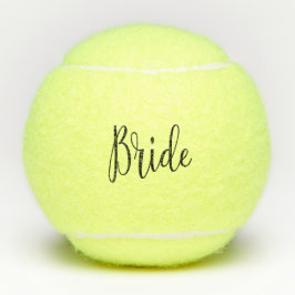 Moderne Typografie-Braut Tennisbälle