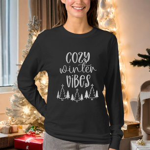 Moderne Typografie Cosy Winter Vibes T-Shirt