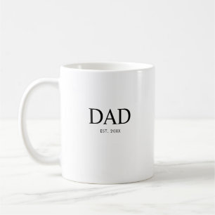 Moderne Typografie Dad Gegründet Kaffeetasse