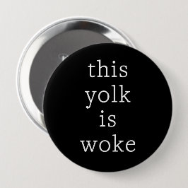 Moderne Typografie Egg Trending Funny Spaß Button