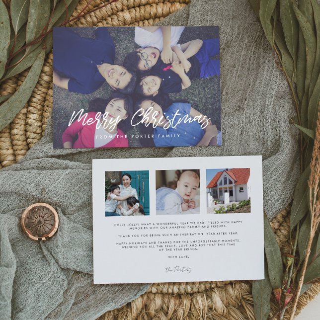 Moderne Typografie Frohe Weihnachten 4 Foto (Von Creator hochgeladen)