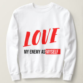 Moderne Typografie Grafik-Text-Design Sweatshirt