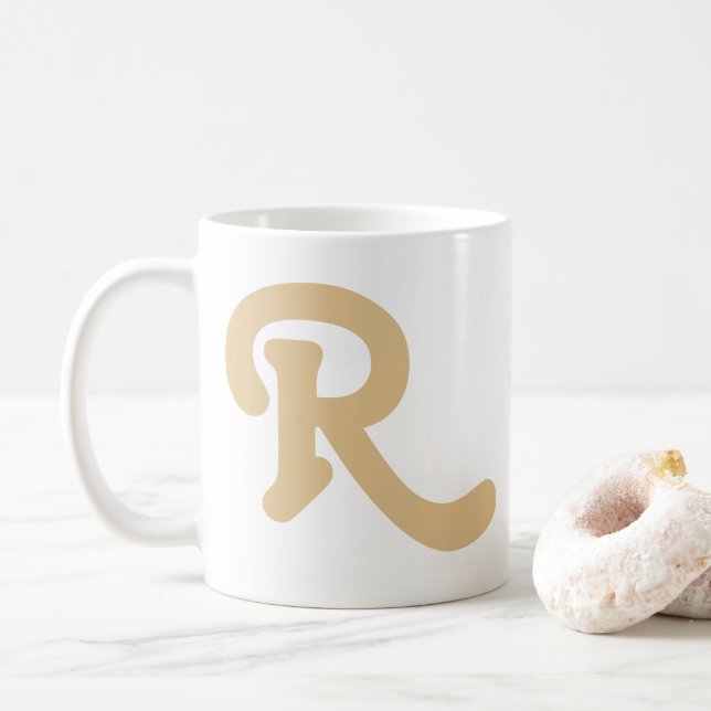 Moderne Typografie Kaffeetasse (Mit Donut)
